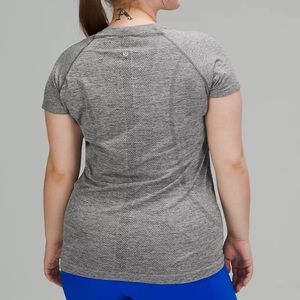 Lululemon grey swifty tech short sleeve shirt. Size 8